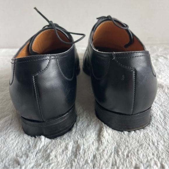 Gravati Shoes Mens 8.5 Black Italian Derby Leather Blucher Luxe ITALY main image 11